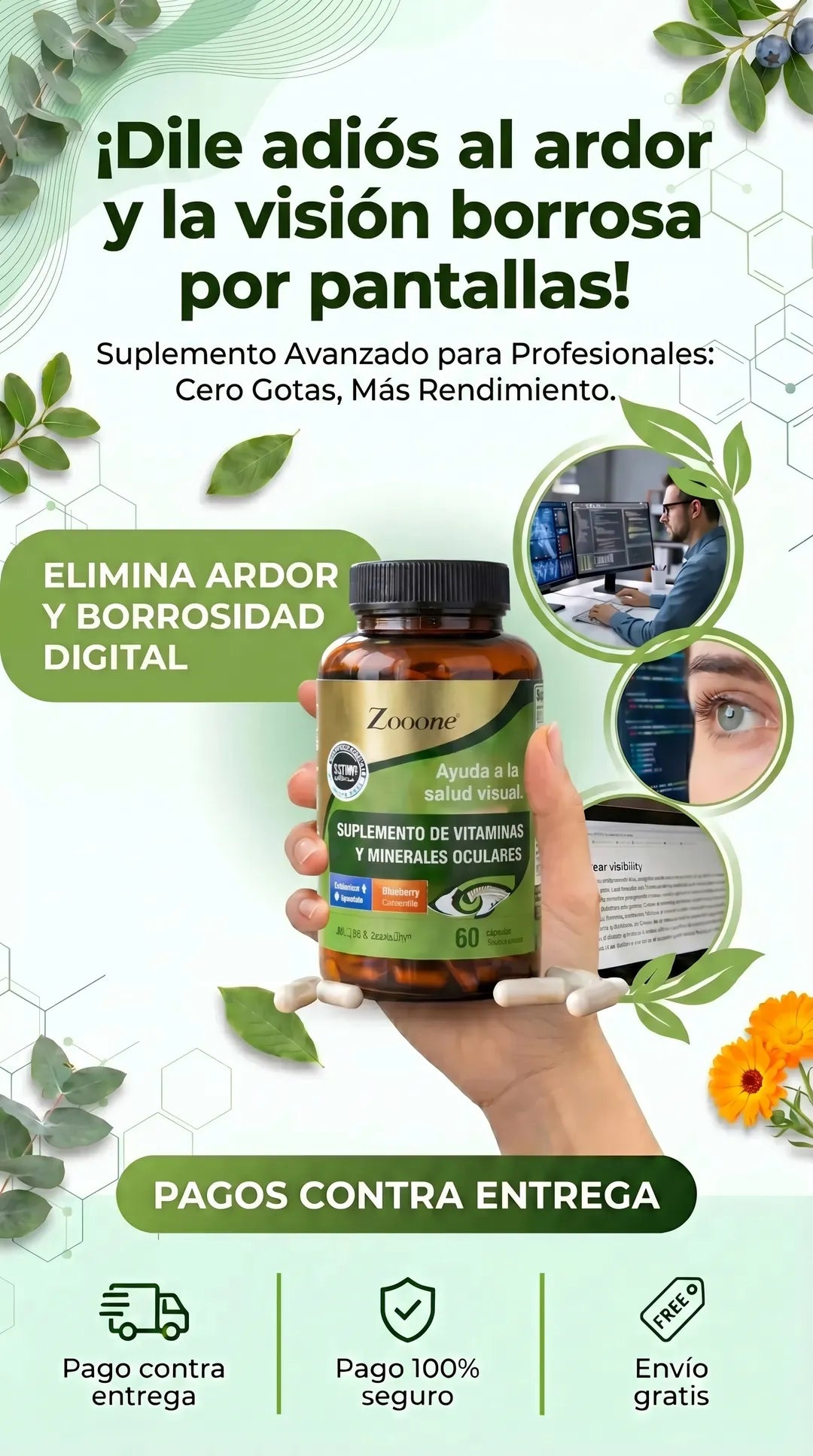 ZOOONE – Cuidado Avanzado y Claridad para tu Visión - 60 Cápsulas